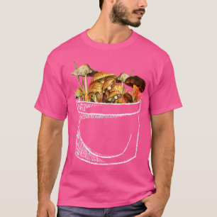 I Love Mushrooms In My Pocket by Tobe Fonseca T-Shirt