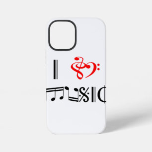 I Love Music iPhone 12 Mini Case