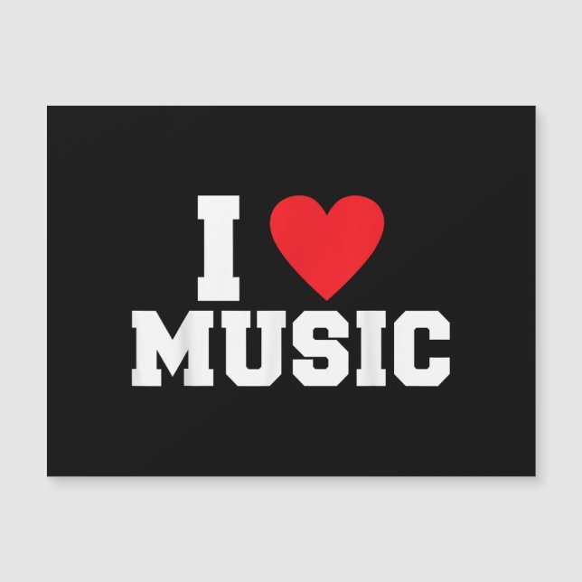 I love Music Lover (Front)