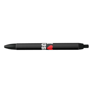 I love Music Lover Black Ink Pen