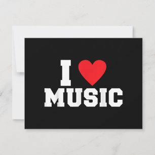 I love Music Lover Save The Date