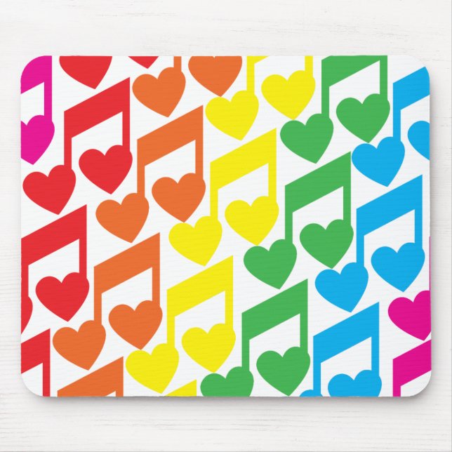 I love Music Mousepad (Front)