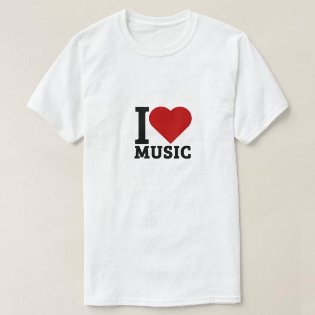 I love music T-Shirt (Design Front)