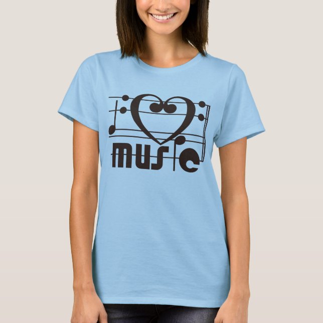 I LOVE MUSIC T-Shirt (Front)
