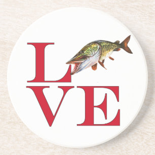 I Love Muskie Coaster
