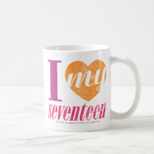 I Love My 17 Orange Coffee Mug