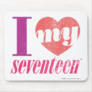 I Love My 17 Pink Mouse Pad