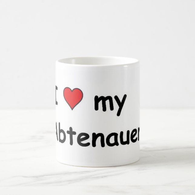 I Love My Abtenauer Coffee Mug (Center)