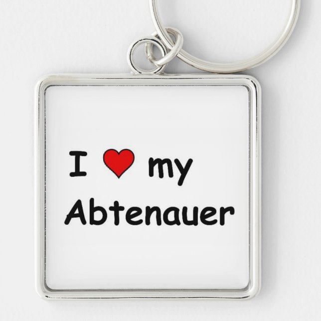I Love My Abtenauer Key Ring (Front)