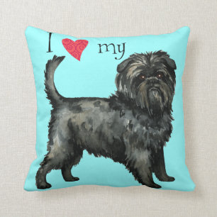 I Love my Affenpinscher Cushion