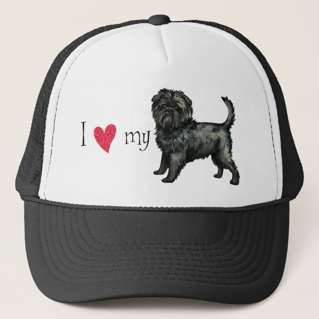 I Love my Affenpinscher Trucker Hat (Front)