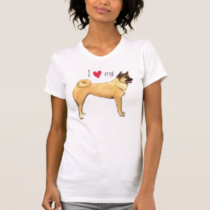I Love my Akita T-Shirt