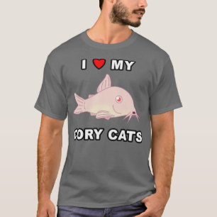 I Love My Albino Cory Catfish T-Shirt