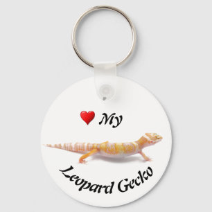 I love my Albino Leopard Gecko Key Ring