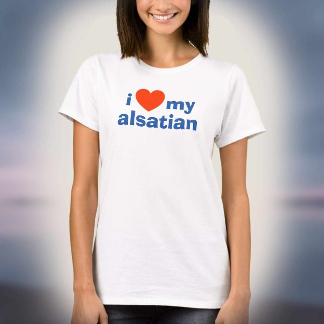 I Love My Alsatian Tank Top (Creator Uploaded)