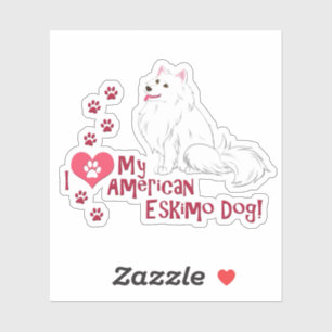 I Love My American Eskimo Dog!
