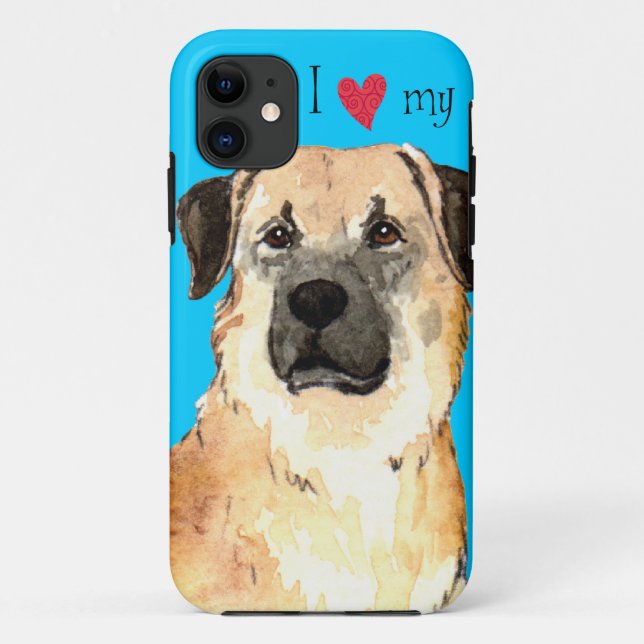 I Love my Anatolian Shepherd Case-Mate iPhone Case (Back)