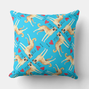 I Love my Anatolian Shepherd Dog Outdoor Cushion