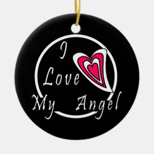 I love my Angel Ceramic Tree Decoration