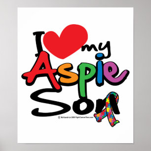 I Love My Aspie Son Poster