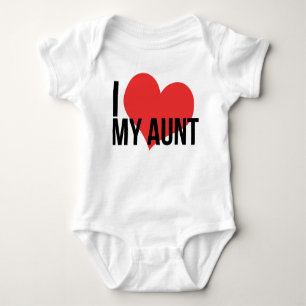 I Love My Aunt Baby Shirt