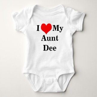 I Love My Aunt Infant Creeper Template