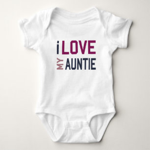 I Love My Auntie Baby Creeper