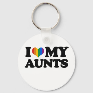 I Love My Aunts Key Ring