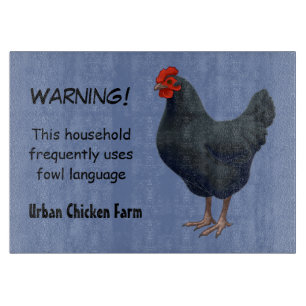 I Love My Australorp Chicken Cutting Board