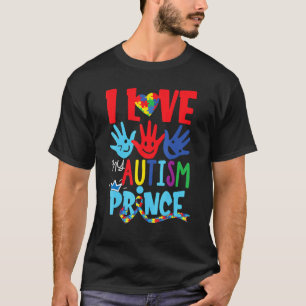I Love My Autism Prince Autism Awareness T-Shirt