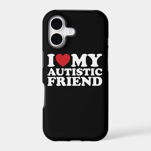 I Love My Autistic Friend Autism Heart