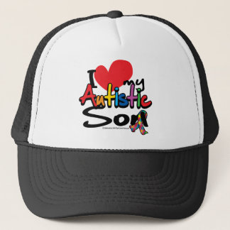 I Love My Autistic Son Trucker Hat