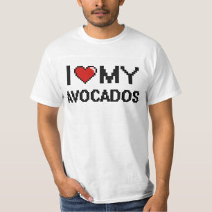 I Love My Avocados Digital design T-Shirt