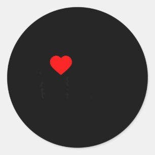I love my awesome husband, i heart my husband vale classic round sticker