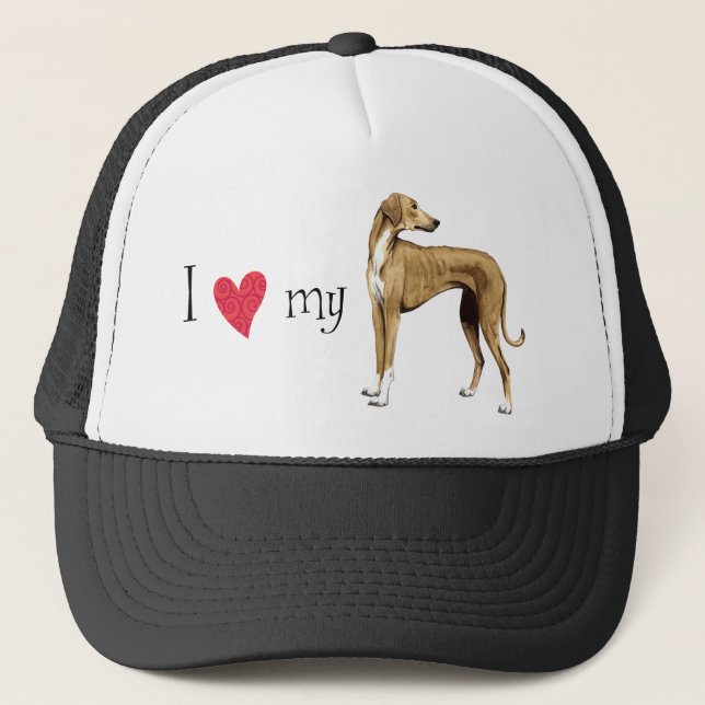 I Love my Azawakh Trucker Hat (Front)
