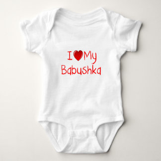 I Love My Babushka Infant & Toddler T-Shirt Baby Bodysuit