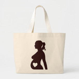 I LOVE MY BABY LARGE TOTE BAG