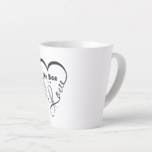 I Love My Bae • You = ♥ Latte Mug