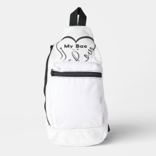 I Love My Bae • You = ♥ Sling Bag