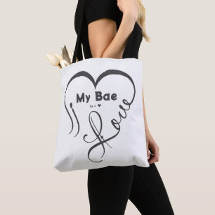 I Love My Bae • You = ♥ Tote Bag