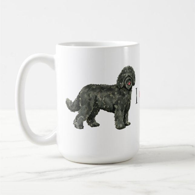 I Love my Barbet Coffee Mug (Left)