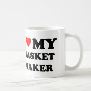 I Love My Basket Maker Coffee Mug