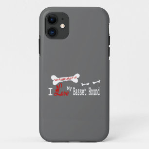 I Love My Basset Hound iPhone 11 Case
