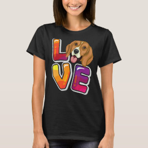 I Love My Beagle Beagle Puppy Dog Graphic Tee