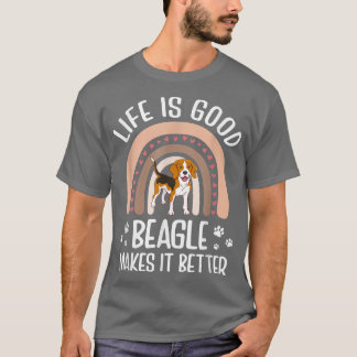 I Love My Beagle Cute Best Beagle Mum Ever Gift Pu T-Shirt