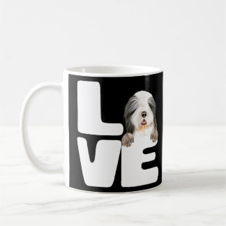 I Love My Bearded Collie Dog Coffee Mug
