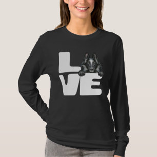 I Love My Belgian Sheepdog Dog T-Shirt