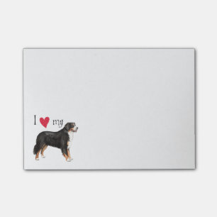 I Love my Berner Post-it Notes