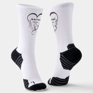I Love My Best Friend • Cuddle Expert Socks
