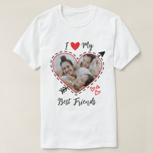 I love my Best Friends tshirt, Custom tshirt
